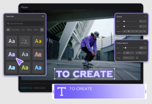 Templates for text animation